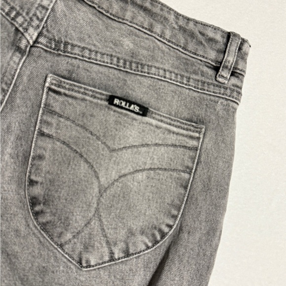 ROLLA'S Women's Gray Straight Leg Jeans - Picture 3 of 5